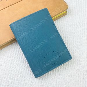 2024 Mode classique marque française Designer Passeport portefeuille de haute qualité en cuir de luxe hommes femmes porte-passeport portefeuille de carte 4 emplacements pour cartes 1 emplacement pour passeport 10 couleurs