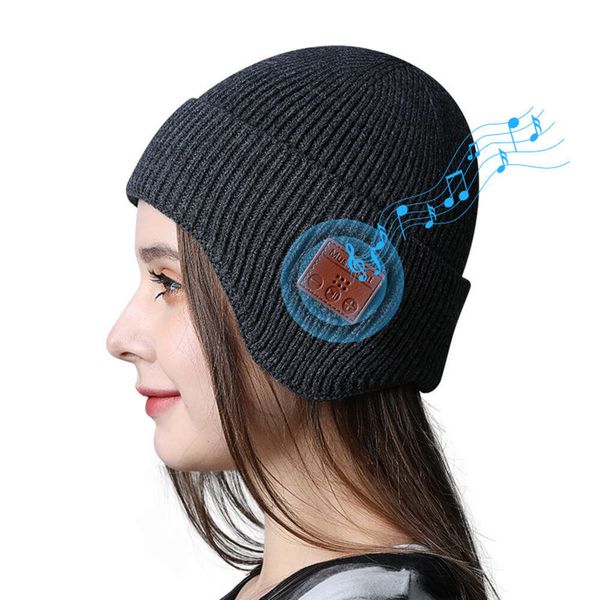 2024 Design de mode Nouveau casque de musique sans fil privé avec chargement stéréo pour les deux oreilles, capuchon Bluetooth détachable et lavable