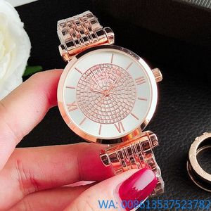 2024 Design de mode montre des montres de marque Femmes Girl Crystal Style Metal Steel Band Quartz Wrist Watch Livraison gratuite Femmes Watch Womenwatch