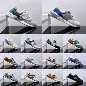 2024 Fashion Designer Femmes pour hommes Chaussures décontractées Custom N574 574S Syracuse Sea Salt Varsity Gold Dore White Grey Green Shadow Un Univers 36-45 Y6