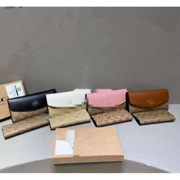 2024 Moda Cartera de alta calidad Diseñador de carteras Mujeres Monederos con solapa de lujo Titular de la tarjeta Bolsos de mujer Bolsos para hombre-1