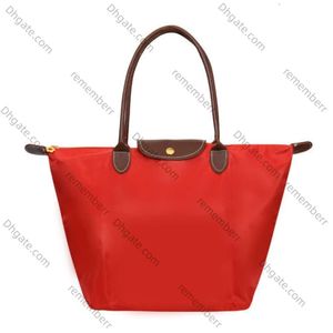 Sacs rouges en filet de grande capacité pour femmes, sac à boulettes Portable à une épaule, sac de rangement pliable, sac à main de luxe, 2024