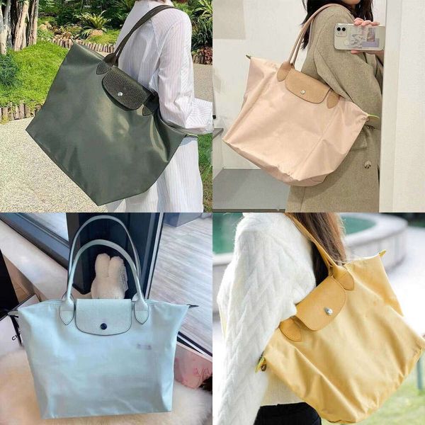 2024 Fashion Longchamm Sac Longchamm Femme Nylon One Sac à main sac pliant sac anniversaire sac fourre-tout