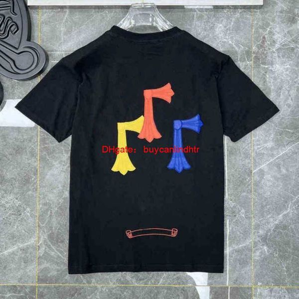 Camiseta de marca de lujo para niños, camiseta mate con grafiti cruzado en sánscrito, mangas largas para parejas, Y2K AU5D, 2024