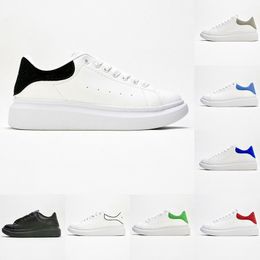 2024 Mode Luxe Casual Schoenen Voor Mannen Vrouwen Triple Zwart Wit Lederen Platform Zool Sneakers Dames Outdoor Jurk Trainers