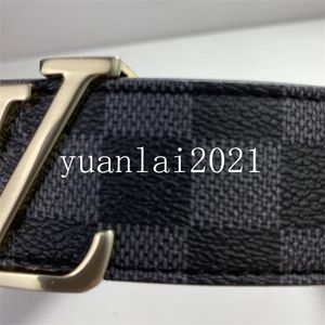 2024 Mode luxe Plaid vieille fleur rayé ceinture en cuir designer hommes et femmes ceinture de haute qualité 3.8CM avec boîte