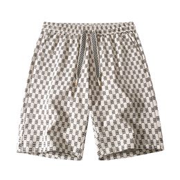 2024 Fashion Men's Shorts Réflexion High Street Shorts à fourrage Pantalon Short Trend Designer Jacquard Artisanat Summer Place Pantal