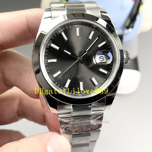 2024 Fashion Men's Watch 3235 Mechanische automatische beweging 41 mm 126300 gradiënt saffier waterdichte wijzerplaat zilverband