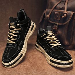 2024 Fashion Men Women Running Leisure Time Shoes Black and Brown Comfortabele ademende trainers Sportsneakers Outdoor Maat 39-44