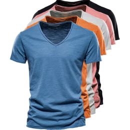 2024 Fashion Mens T-shirt S-5xl Color Color Coton Pure Coton Top 9 couleurs Summer Sports Sports Quality Clothing 240524