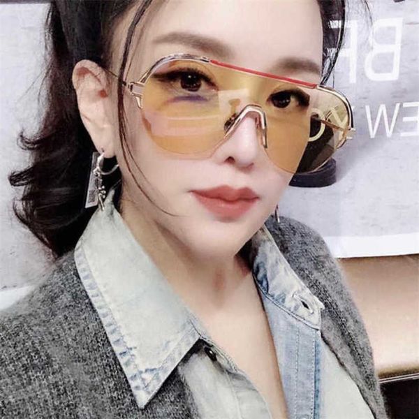 2024 Fashion Off Luxury Designer de luxe Nouveaux lunettes de soleil pour hommes et femmes au large de 22 lunettes de giéts coréens japonais en forme de crapaud