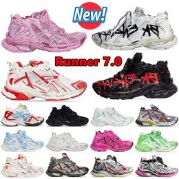 balenciaga runner 7 7.0  balencaigas casual shoes2024 Fashion Runners 7 Déstruction Jogging Runner 7.0 Platform Lacers Mens Womens Top Quality 1: 1 Luxury Brand  【code ：L】
