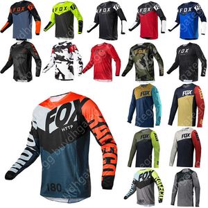 2024 Camiseta de moda Traje de bicicleta de montaña Foxx Camisetas para hombres Enduro Mtb Ciclismo Manga Ciclismo Camisa de descenso Camiseta Motocross Mx Mountain Http Mtb 2mfw