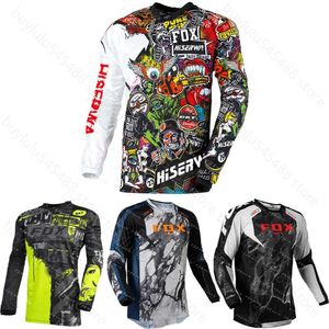 2024 Mode T-shirt Mountainbikepak Foxx Heren T-shirts Motorcrossshirt met lange mouwen Mtb Downhill Bat Mountain Enduro Sneldrogend Mtb T-shirts Fietsen