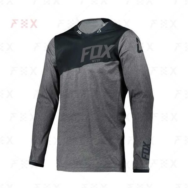 2024 T-shirt de mode Suit de vélo de montagne T-shirts Foxx Mens Enduro Mtb Cycling Sleeve Cycling Downhill Shirt Camiseta Motocross MX Mountain HTTP MTB B708