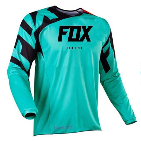 2024 T-shirt de mode Costume de vélo de montagne Foxx T-shirts pour hommes Motocross Mountain Enduro Vélo Moto Descente Teleyi Femmes Hommes Cyclisme VTT Chemises BMX Gxkb