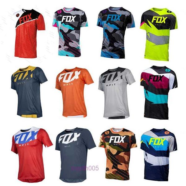 2024 T-shirt de mode Costume de vélo de montagne Foxx T-shirts pour hommes T-shirts pour hommes Enduro Short Camiseta Chemise de VTT Équipe de cyclisme Descente DH Vélo tout-terrain Maillot de motocross Hvsk