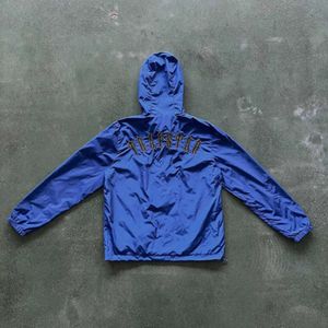 Veste coupe-vent éblouissante pour hommes et femmes, manteau bleu glacé Trapstar brodé, vêtements d'extérieur, gki886, 2024