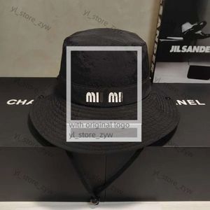 2024 Fashion Top Luxury Muimiu Designer Hat Fisherman Hat Miumium Hat Same