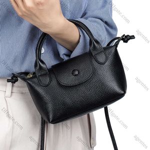 2024 tendance de mode Crossbody Dumplings Designer Handbag Femmes Généralités en cuir décontracté vintage carré d'épaule Messenger Sac Messenger