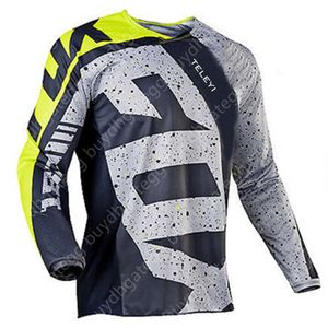 2024 T-shirt de mode Costume de vélo de montagne Foxx T-shirts pour hommes T-shirts à manches longues pour hommes Motocross Cyclisme Teleyi Downhill Mountain VTT Chemises Offroad DH Moto Motocros Geqh