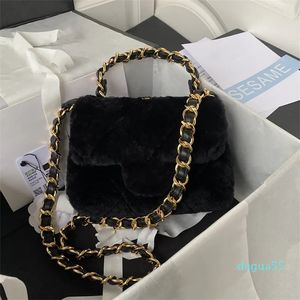 2024 Mode Wollen Flap Bag voor Dames Designer Tote Binnen Zwart Geel Kleine Crossbody Tassen Dame Jurk Bruiloft Portemonnee