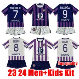 2024 FC Jerseys de fútbol Toulouse Maillots de Foot Healey Dejaegere Ado Spierings van den Boomen Aboukhlal Dallinga 23 24 Camisetas de fútbol de casa de casa