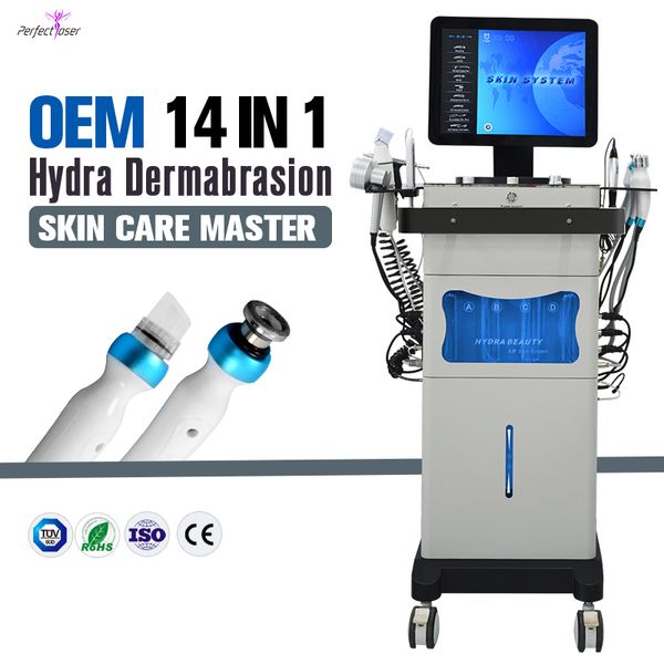 2024 Aprobado por la FDA Deep Clear Oxygen Professional Hydra Dermabrasion Hydro Microdermabrasion Machine RF Micro Current Spa Uso