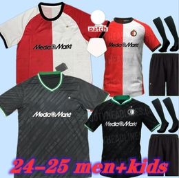2024 Feyenoords Kokcu Giménez Danilo 24 25 Jerseys de fútbol en casa Tercer trauner Hartman Giménez Paixao Taabouni Timber Hombres Kids Fútbol Camiseta