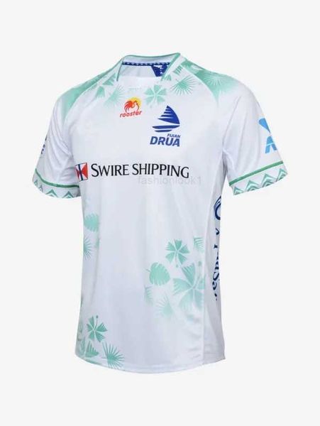 2024 Fijian Drua 2024 Clash Rugby Jersey Away Capacitación de rugby Nombre personalizado y tamaño de número S-5XL