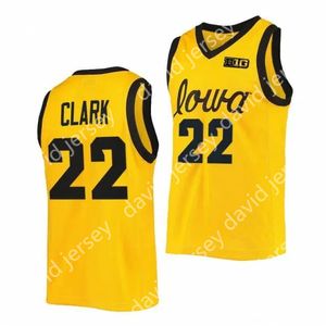 2024 Final Four Jerseys 4 Indiana Women College Basketball Iowa Hawkeyes 22 Caitlin Clark Jersey Home Away Yellow Black White Navy Top