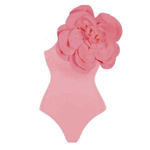 2024 Traje de baño de flores Traje de baño para mujer Monokini Body Traje de baño blanco Cinturón de baño Ropa de playa Verano 240219