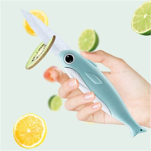 2024 NIPO PLOJA Cerámica Peeler Pocket Pare Oficina Cortero Cadtor Bolsas de almuerzo Caja Keychain Cocina de picnic de fruta vegetal - para - para -