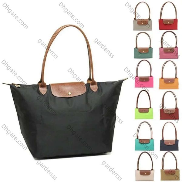 2024 Pliable Dumpling Bun Bag Sacs fourre-tout en nylon imperméables Classique Nylon Femmes Sac Mode Sacs à bandoulière Dames Dumpling Sacs à main