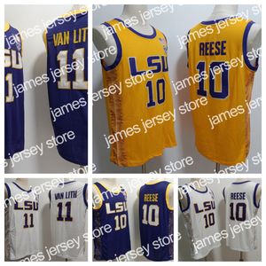 2024 voetbalshirts LSU Tigers voetbaljersey 10 Neese 11 van Lith 2024 Nieuwe stijl, Custom elk naamnummer.