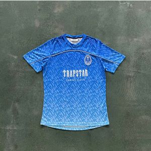 2024 Football T-shirt Mens Designer Jersey Trapstar Summer Tracks Course Breathable Motion Design VNF668