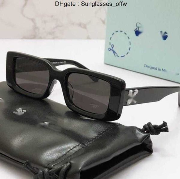 2024 Cadres Offs Blanc Mode Lunettes de soleil Sunglass Arrow X Frame Lunettes Street Hommes Femmes Hip Hop Sunglasse Hommes Femmes Sports Voyage Sun