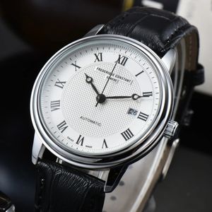 2024 Frederique Constant Mannen Horloges Klassieke Nieuwe Designer Beweging Horloges Mannen Hoge Kwaliteit Luxe Heren Horloge Multifunctionele Chronograaf Horloges klokken