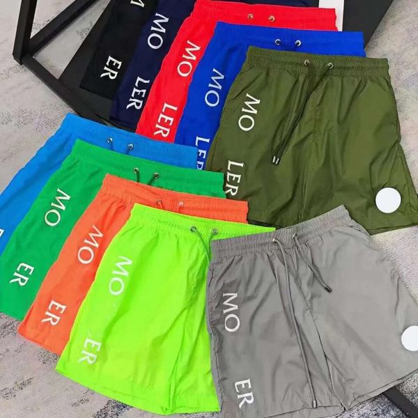 2024 French Designer Mens Shorts Summer Street Street à séchage rapide MAINTURATION MOTH MAISON ALPHABET PRINT PEAU PANTAL ASIAN 5588ESS