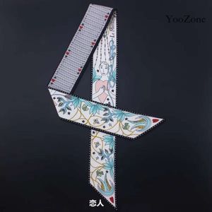 2024 Tarot polyvalent français Déesse Sun Sun Ladies 100% Twill S Scarf Sicaf Decoration Long Strip Tie Sac de reliure Bag Ribbon 436