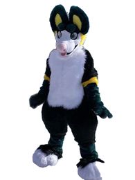 Fursuit – Costumes de mascotte de chien Husky, robe fantaisie de fête d'anniversaire, de noël, de carnaval, 2024