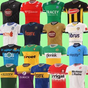2024 GAA RUGBY TERSEYS DUBLIN OUT LOUTH ANTRIM WEXFORD Wicklow Laois Mayo Hurling Derry Westmeath Limerick Cork Donegal Ireland Shirts Fermanagh Tipperary Tyrone