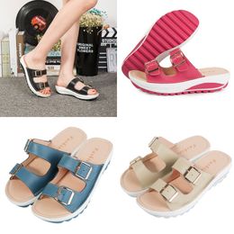2024 Gai Designer Slipper Slides Fashion Macaron Sandals Ladies Summer Beach Flip Flops Saisphes Slippers Designer Slippers Sandals Coton