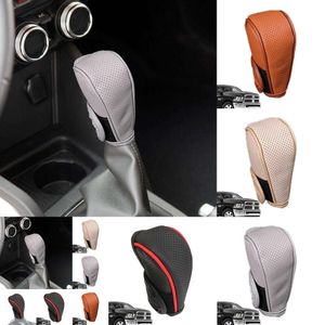 2024 Gear Universele PU Lederen Automatische Cover Antislip Auto Shifter Stick Protector Decoratie Pookknop