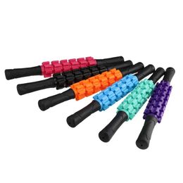 2024 Gears Massage Rod Yoga Deep Muscle Relaxation Massage Shaft Private Trainer Fascia Roller Plastic Roller Rod Shaft Fitness- for fascia release therapy