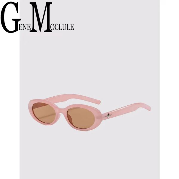 2024 GENTLE MONSTER Retro Cat Eye Black Spice Européen et Femme Advanced Sense Petit Visage Protection UV Étoile Lunettes de Soleil Excellente En Ligne