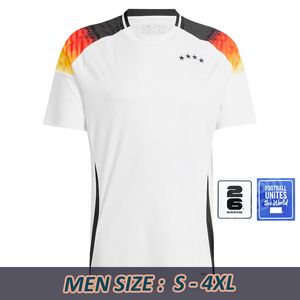 2024 Duitsland Euro Cup Soccer Jerseys Hummels Gnabry 24 25 Kroos Werner Draxler Reus Muller Gotze Men Football Shirts Kids Kits Fans Player Versie Home Away 2803