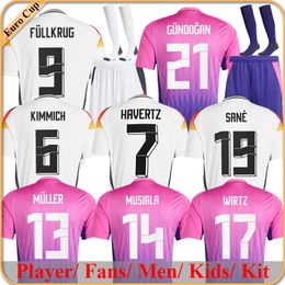 2024 Duitsland voetbaltruien European Cup Hummels Kroos Gnabry Werner Musiala Muller Havertz Wirtz Pavlovic Gundogan Men Football Shirts Kids Kits