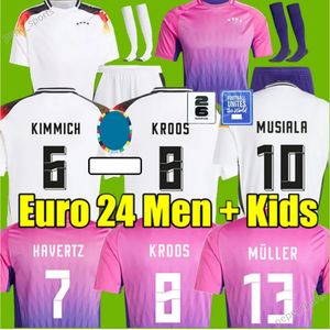 2024 Germanys Hummels Gnabry Soccer Jerseys Euro Kit 24 25 Kroos Werner Draxler Reus Muller Gotze Men Football Shirts Kids Kits Fans Player Version Home Away