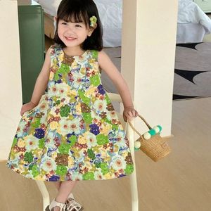 2024 Girls Robe Summer Kids Casual Beach Cotton Quality Quality Childre